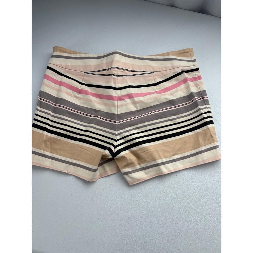 Cynthia Rowley Striped Shorts High Waist Casual Size 6 - Picture 2 of 5